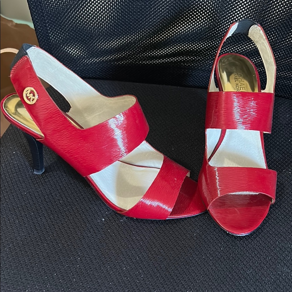 Michael Kors Vibrant Red Heels
